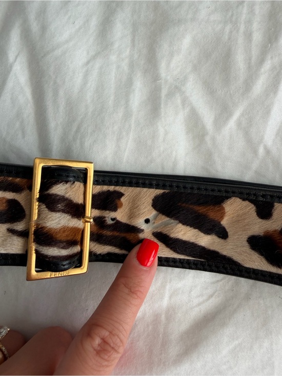Vintage Fendi Authentic Cheetah Print Belt - Made in Italy (Genuine Leather) main image 10